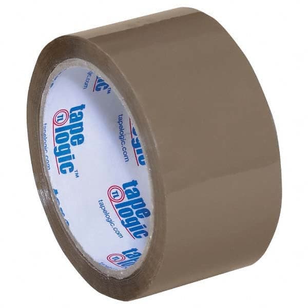 Tape Logic - Pack of (6) 55 Yd Rolls 2" Tan Acrylic Adhesive Packaging Tape - Best Tool & Supply