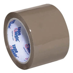 Tape Logic - Pack of (6) 55 Yd Rolls 3" Tan Acrylic Adhesive Packaging Tape - Best Tool & Supply