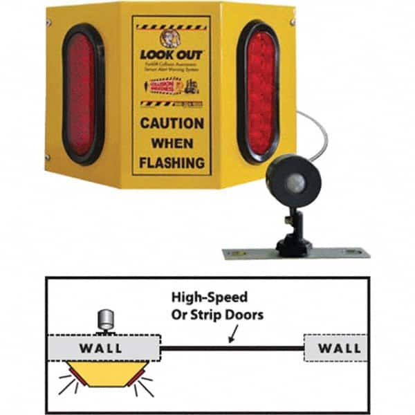 TAPCO - Auxiliary Lights Type: Forklift Warning Light Voltage: 110 VAC to 24VDC - Best Tool & Supply