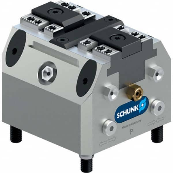 Schunk - Machine Vises Jaw Width (mm): 250.0 Throat Depth (mm): 500.0 - Best Tool & Supply