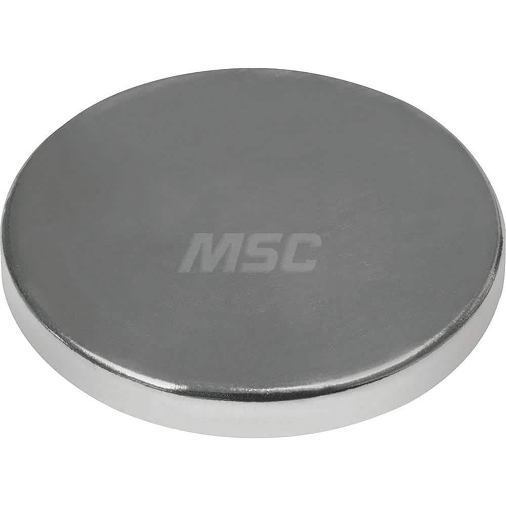 Rare Earth Disc & Cylinder Magnets; Rare Earth Metal Type: Rare Earth; Diameter (Inch): 0.500; Overall Height: 0.063 in; Height (Inch): 0.063 in; Maximum Pull Force: 4.9 lb; Maximum Operating Temperature: 180  ™F; Finish: Nickel Plated; Grade: N52; Height