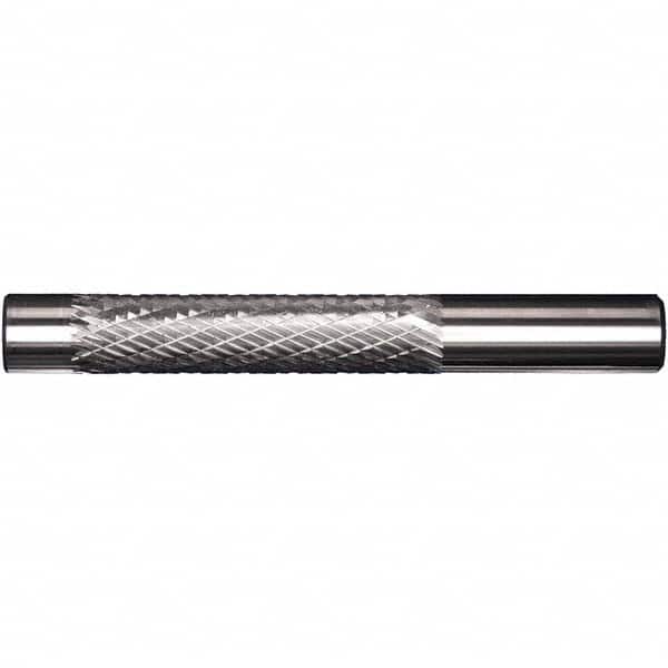 Precision Twist Drill - 1/8" Cut Diam, 1/8" Shank Diam, Carbide Double Cut Cylinder Burr with Pilot - Best Tool & Supply