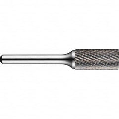 Precision Twist Drill - 3/32" Cut Diam, 1/8" Shank Diam, Carbide Double Cut Cylinder Burr - Best Tool & Supply