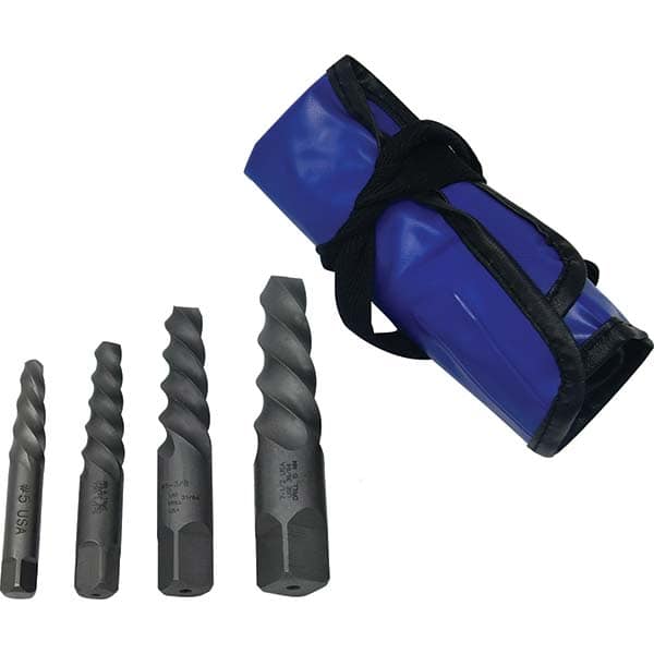 Cleveland - Bolt Extractor Sets Tool Type: Screw Extractor Set Number of Pieces: 4.000 - Best Tool & Supply