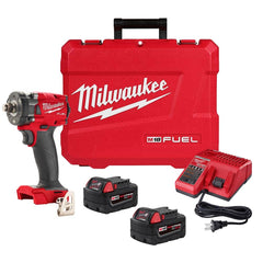 Milwaukee Tool - Cordless Impact Wrenches & Ratchets Voltage: 18.00 Drive Size (Inch): 1/2 - Best Tool & Supply