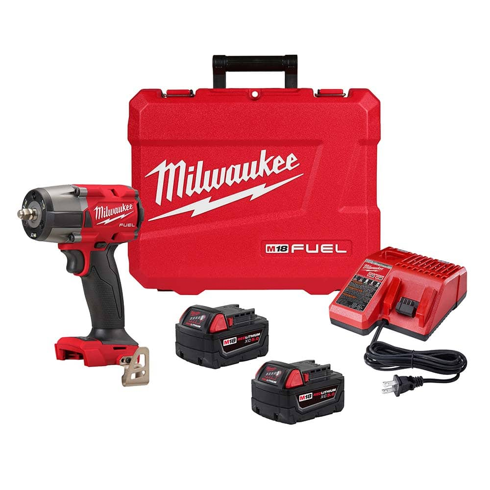 Milwaukee Tool - Cordless Impact Wrenches & Ratchets Voltage: 18.00 Drive Size (Inch): 3/8 - Best Tool & Supply