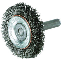 Osborn - Wheel Brushes Outside Diameter (Inch): 3 Shank Diameter (Inch): 1/4 - Best Tool & Supply