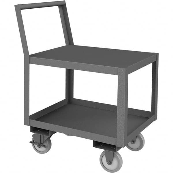 Durham - 1,200 Lb Capacity 2-Shelf Low Deck Service Truck - Best Tool & Supply