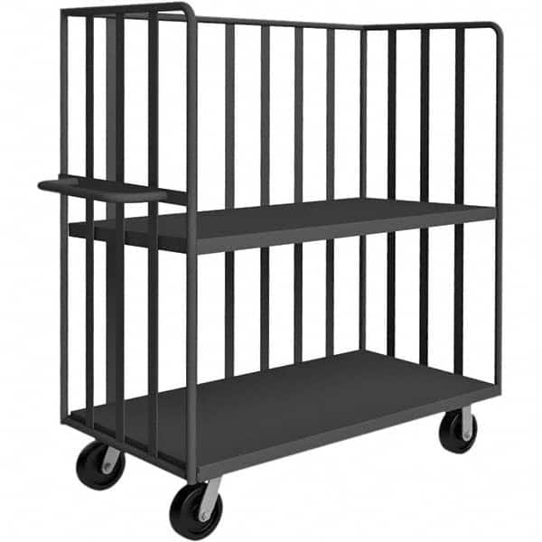 Durham - 3,000 Lb Capacity 2-Shelf Open Portable Truck - Best Tool & Supply