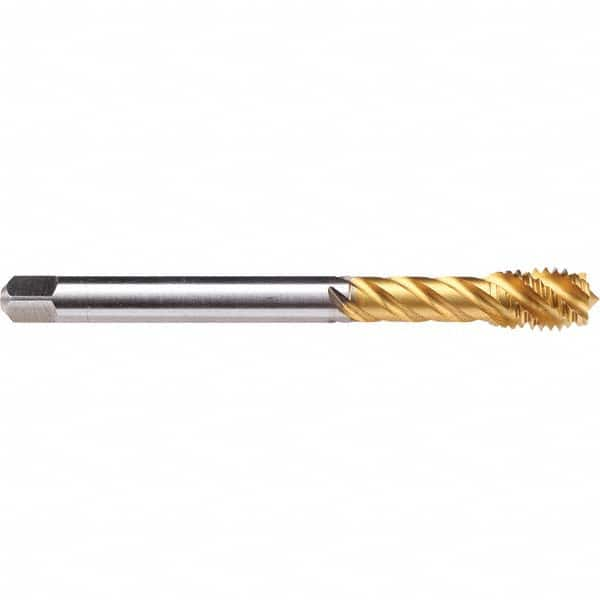 Emuge - M8x1.00 Metric Fine 0 Flute D5 Modified Bottoming Spiral Flute Tap - Best Tool & Supply