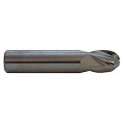 4.5mm TuffCut GP Stub Length 4 Fl Ball Nose Center Cutting End Mill - Best Tool & Supply