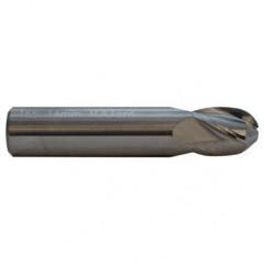 8mm TuffCut GP Stub Length 4 Fl Ball Nose TiAlN Coated Center Cutting End Mill - Best Tool & Supply