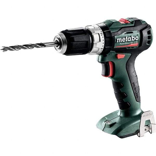 Metabo - 12 Volt 3/8" Quick Change Chuck Cordless Hammer Drill - 0 to 21,000 BPM, 0 to 500 & 1,650 RPM, Reversible - Best Tool & Supply