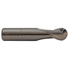 7mm TuffCut GP Stub Length 2 Fl Ball Nose Center Cutting End Mill - Best Tool & Supply