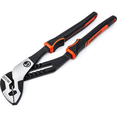 Crescent - Tongue & Groove Pliers; Type: Tongue and groove pliers ; Overall Length Range: 10" and Longer ; Maximum Capacity (Inch): 2.1 ; Jaw Style: V-Jaw ; Overall Length (Inch): 10.8 - Exact Industrial Supply