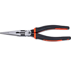 Crescent - Long Nose Pliers; Type: Long Nose ; Head Style: Straight ; Jaw Length (Inch): 2 ; Jaw Width (Inch): 0.12 ; Jaw Type: Long Nose ; SideCutting: NonSide Cutting - Exact Industrial Supply