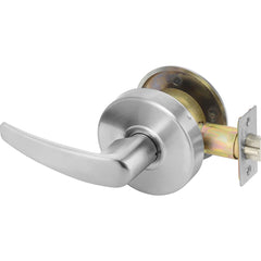 Yale - Lever Locksets; Door Thickness: 1-3/4 (Inch); Door Thickness: 1-3/4 ; Back Set: 2-3/4 (Inch); For Use With: Twin Communicating or Exit Doors ; Finish/Coating: Satin Chrome ; Special Item Information: Communicating Passage Lock Function - Exact Industrial Supply