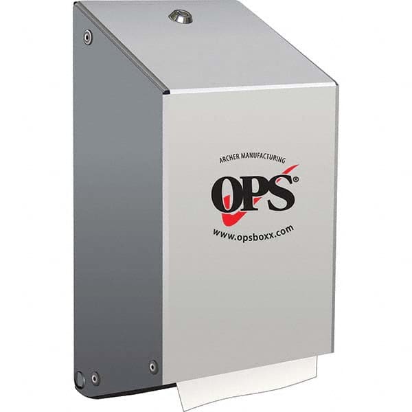 Paper Towel Dispensers; Dispenser Style: Manual; Type: Towel; Material: Stainless Steel; Color: Silver; Height (Inch): 10 in; For Use With: OPS Multi-fold Paper Towels; Additional Information: Anti-ligature; Description: OPS ™ Vandal Proof & Ligature Resi