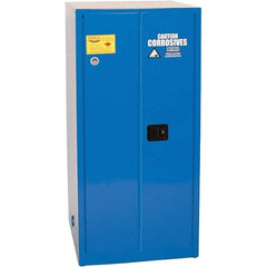 Eagle - Safety Cabinets Hazardous Chemical Type: Corrosive Chemicals Color: Royal Blue - Best Tool & Supply