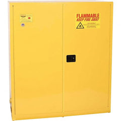 Eagle - Safety Cabinets Hazardous Chemical Type: Flammable and Combustible Liquids Color: Yellow - Best Tool & Supply