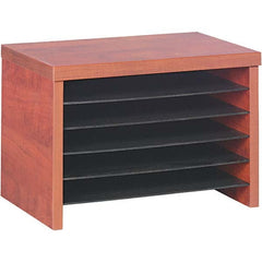 ALERA - Desktop File Organizers Type: Book Shelf Color: Cherry - Best Tool & Supply