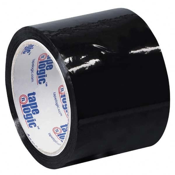 Tape Logic - Pack of (6) 55 Yd Rolls 3" Black Box Sealing & Label Protection Tape - Best Tool & Supply