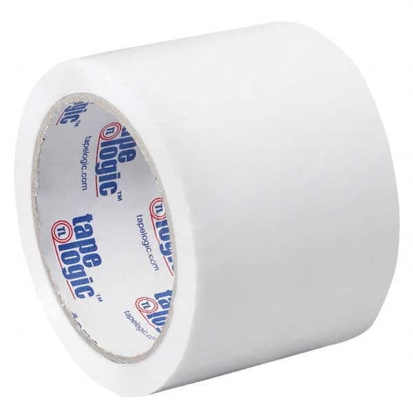 Tape Logic - Pack of (6) 55 Yd Rolls 3" White Box Sealing & Label Protection Tape - Best Tool & Supply