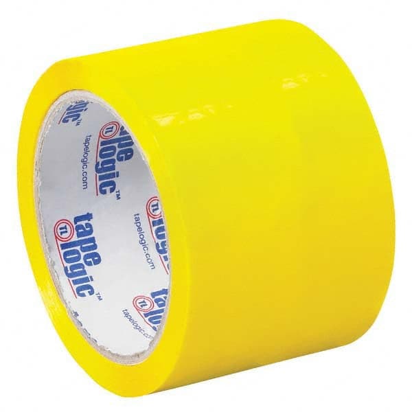 Tape Logic - Pack of (6) 55 Yd Rolls 3" Yellow Box Sealing & Label Protection Tape - Best Tool & Supply