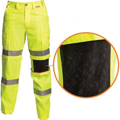 Stanco Safety Products - Lime & Yellow Polyester & Cotton Hi-Visibility Pants - Best Tool & Supply