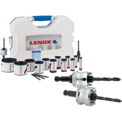 Lenox - Hole Saw Kits Minimum Saw Diameter (Inch): 5/8 Maximum Saw Diameter (Inch): 3 - Best Tool & Supply