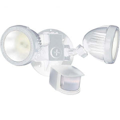 Hubbell Lighting - Motion Sensing Light Fixtures Detection Angle: 180 Number of Heads: 2 - Best Tool & Supply