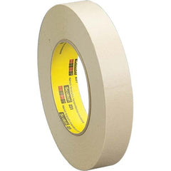 3M - 3-1/4" Wide x 60 Yd Long x 7.6 mil Tan Crepe Paper Masking Tape - Best Tool & Supply