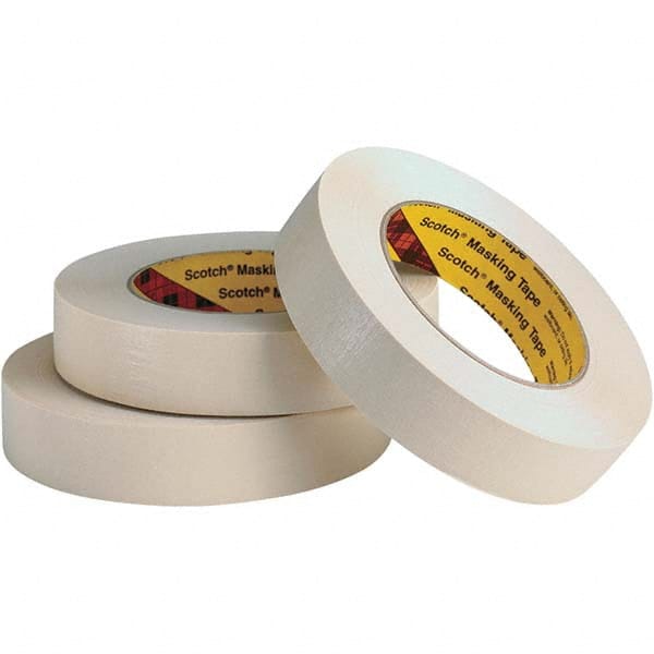 3M - 12" Wide x 60 Yd Long x 7.6 mil Tan Crepe Paper Masking Tape - Best Tool & Supply