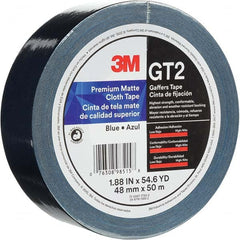 3M - 50m x 48mm x 11 mil Blue Cotton Cloth Gaffers Tape - Best Tool & Supply