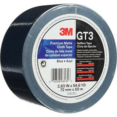 3M - 50m x 72mm x 11 mil Blue Cotton Cloth Gaffers Tape - Best Tool & Supply