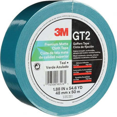 3M - 50m x 48mm x 11 mil Teal Cotton Cloth Gaffers Tape - Best Tool & Supply