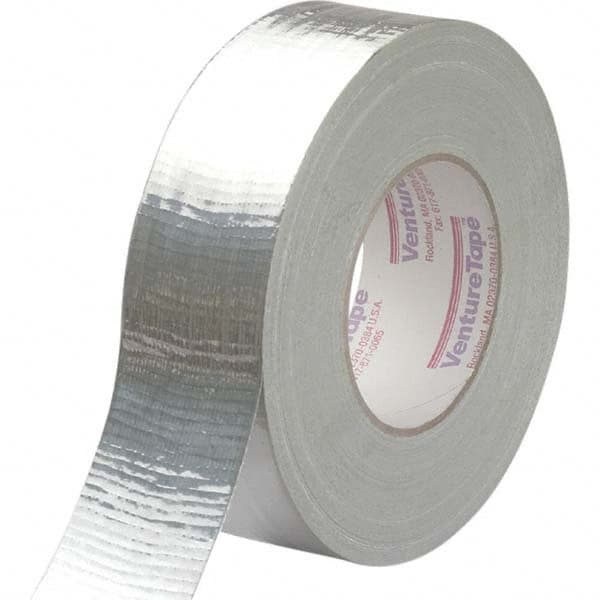 3M - 55m x 72mm x 11 mil Silver Polyethylene Cloth Duct Tape - Best Tool & Supply