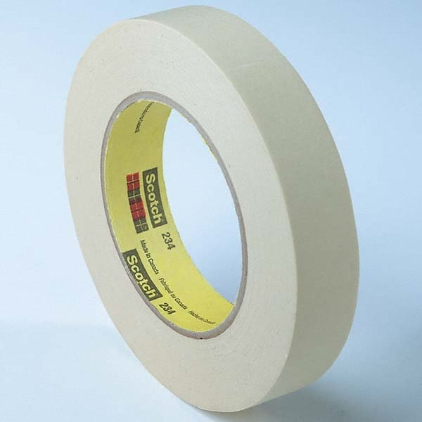 3M - 4" Wide x 60 Yd Long x 5.9 mil Tan Crepe Paper Masking Tape - Best Tool & Supply