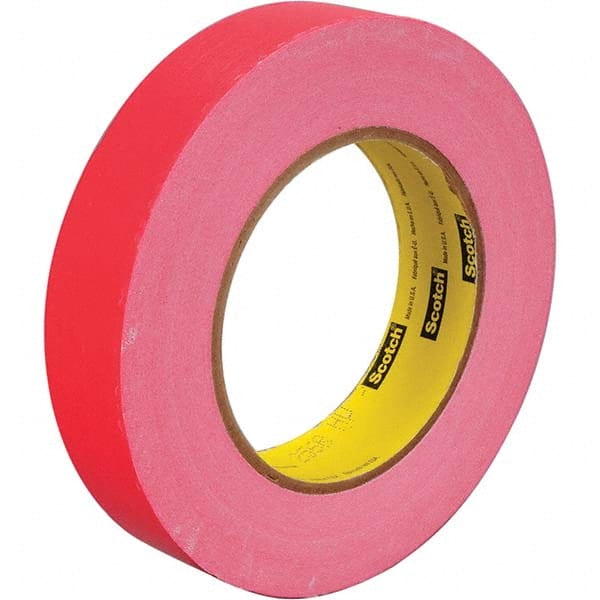 3M - 3/8" Wide x 60 Yd Long x 6.7 mil Red Paper Masking Tape - Best Tool & Supply