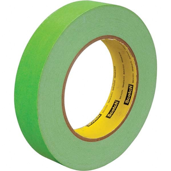 3M - 2" Wide x 60 Yd Long x 6.7 mil Light Green Paper Masking Tape - Best Tool & Supply