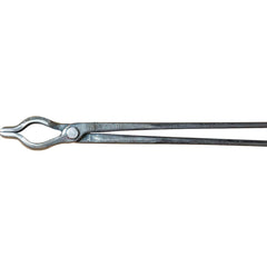 Lansing Forge, Inc. - Tongs; Type: Curved; Flat Jaw ; Overall Length (Inch): 24.00000 ; Material: High Carbon Steel - Exact Industrial Supply