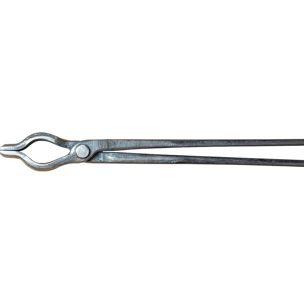 Lansing Forge, Inc. - Tongs; Type: Curved; Flat Jaw ; Overall Length (Inch): 18.00000 ; Material: High Carbon Steel - Exact Industrial Supply