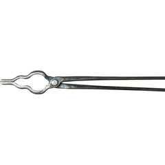 Lansing Forge, Inc. - Tongs; Type: Double Curved; Flat Jaw ; Overall Length (Inch): 36.00000 ; Material: High Carbon Steel - Exact Industrial Supply