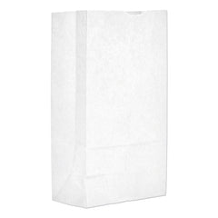 GEN - Paper Bags; Type: Grocery Bag ; Color: White ; Size: 7-1/16 x 4-1/2 x 13-3/4 ; Material: Paper - Exact Industrial Supply