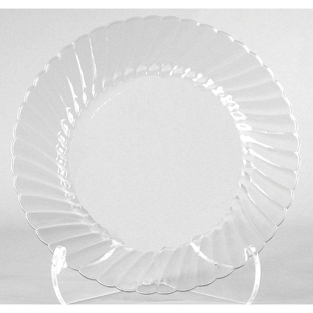 WNA - Paper & Plastic Cups, Plates, Bowls & Utensils; Breakroom Accessory Type: Plates ; Breakroom Accessory Description: Dinnerware-Plate; Plastic ; Color: Clear - Exact Industrial Supply