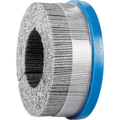 PFERD - Disc Brushes; Outside Diameter (Inch): 5 ; Grit: 80 ; Abrasive Material: Silicon Carbide ; Brush Type: Crimped ; Connector Type: Arbor ; Arbor Hole Size (Inch): 7/8 - Exact Industrial Supply