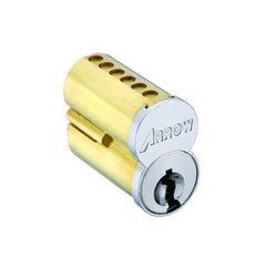 Cylinders; Type: Interchangeable Core; Keying: BB Keyway; Number of Pins: 6; Finish/Coating: Satin Chrome; Minimum Order Quantity: Brass; Material: Brass; Type: Interchangeable Core; Material: Brass