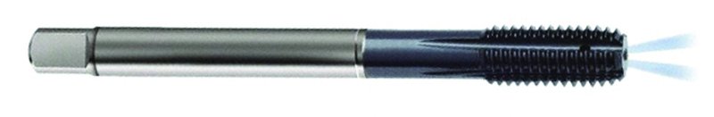 M12 x 1.75 Dia. - 6HX - 5 FL - PM Cobalt Semi-Bott Tap-ALCRN-Coolant-Thru-FORM-C - Best Tool & Supply