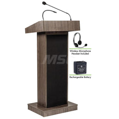 Lecterns; Overall Height: 46; Width (Inch): 22; Depth (Inch): 17; Material: High Pressure Thermal-Fused Laminate On A MDF Core; Length (Decimal Inch): 17; Type: Full Floor; Type: Full Floor; Type: Full Floor; Material: High Pressure Thermal-Fused Laminate