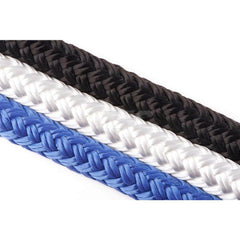 Rope; Rope Construction: Double Braid; Material: Nylon; Work Load Limit: 60 lb; Color: White; Maximum Temperature (F) ( - 0 Decimals): 265; Breaking Strength: 14000; Application: General Purpose; Cover Material: Nylon; Rope Strand Count: 16; Package Type: